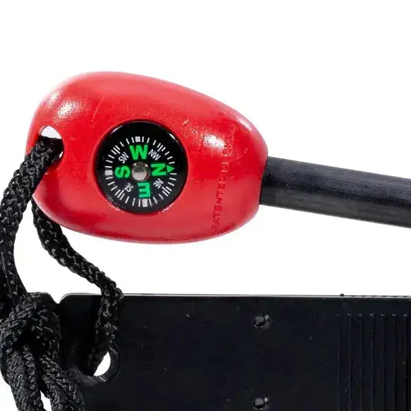 Fire starter with ferro rod and compass - Image 3