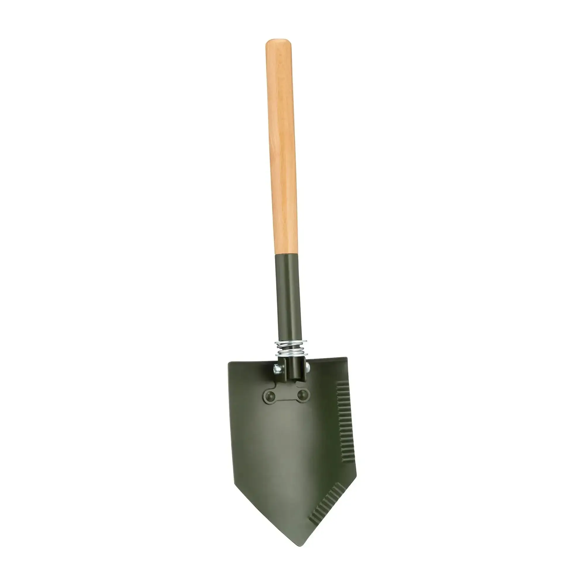 Folding shovel Deluxe wooden handle 2-piece natural