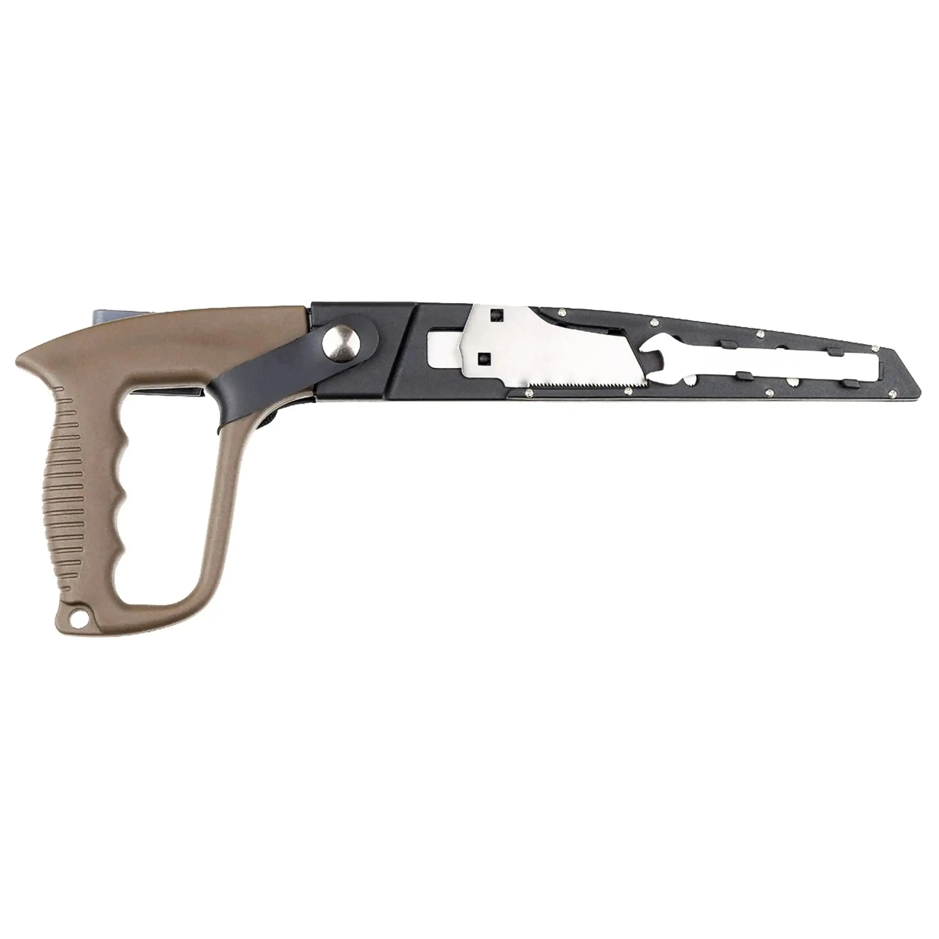 Hand saw with sheath and belt clip brown - Image 3