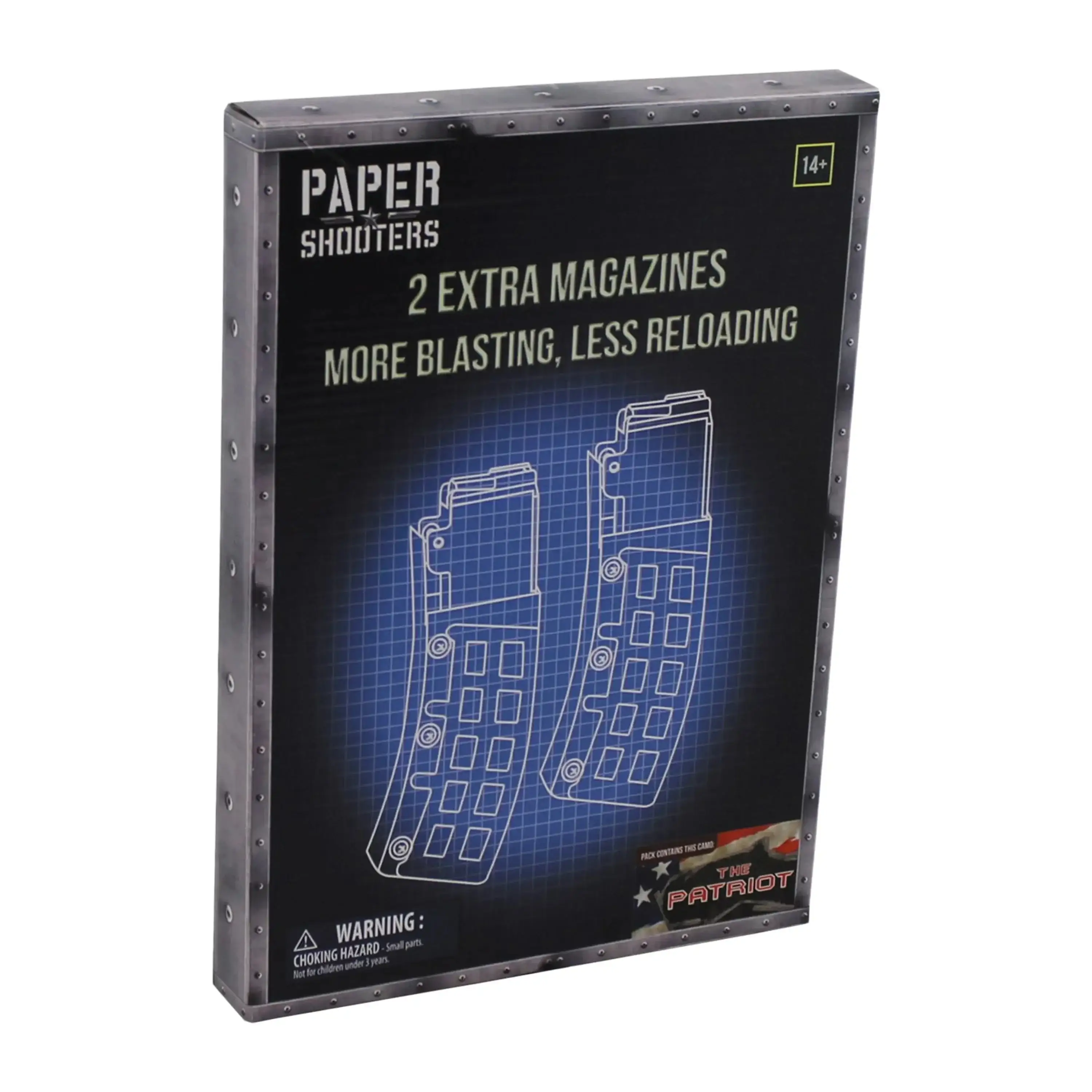 Paper Shooters replacement magazine Tactician Patriot pack of 2