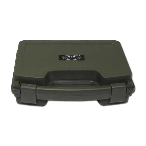 Pistol case plastic small olive