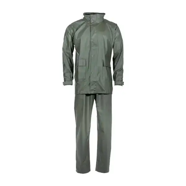 Premium 2-piece rain suit, olive