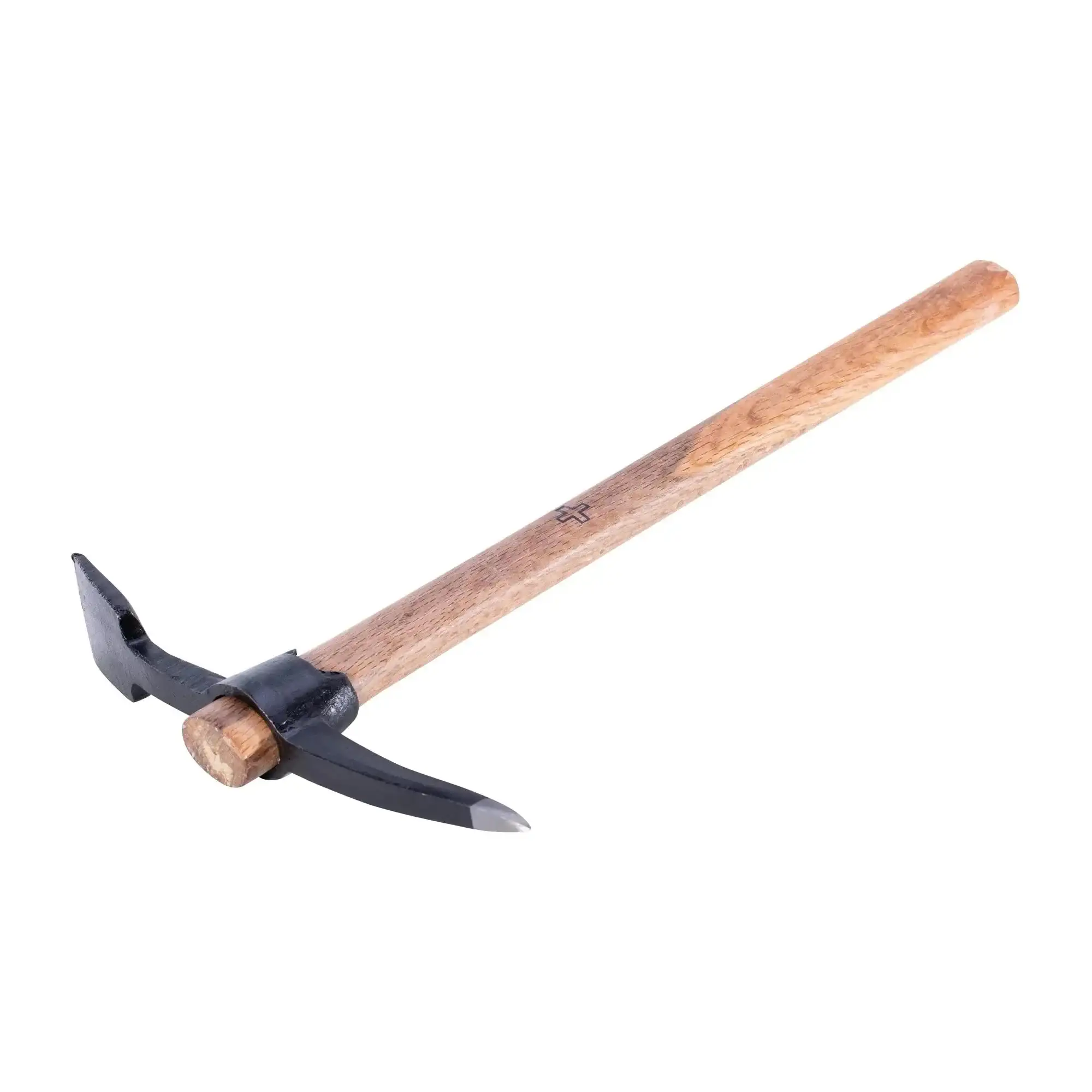 Swiss pioneer pickaxe with wooden handle - Image 2