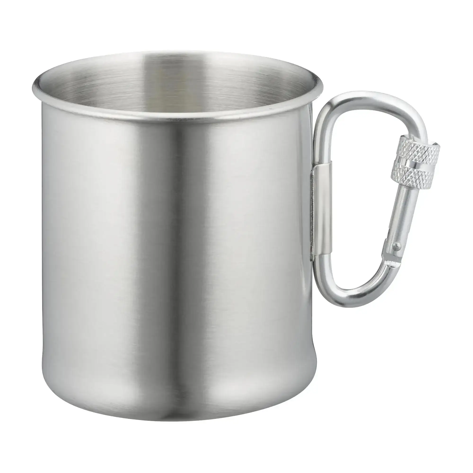 Carabiner mug stainless steel 250 ml