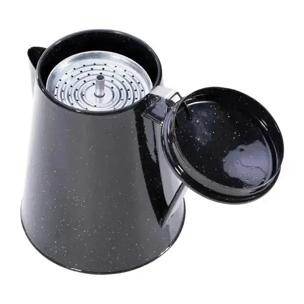 Enamel coffee pot with percolator - Image 4