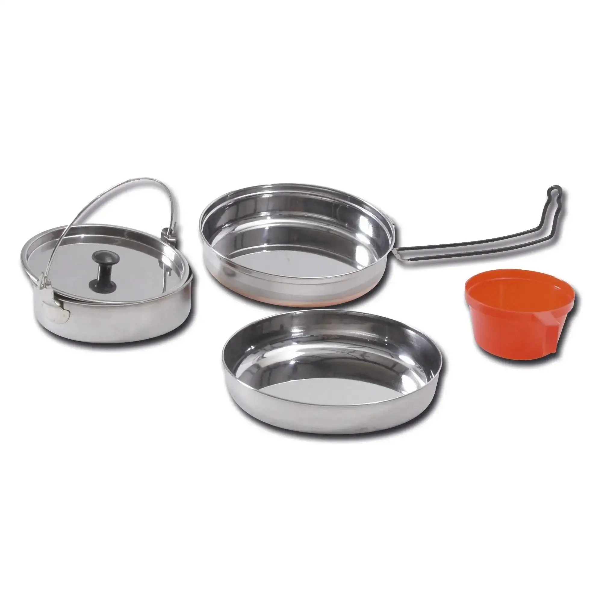 Stainless steel cook set for 1 person