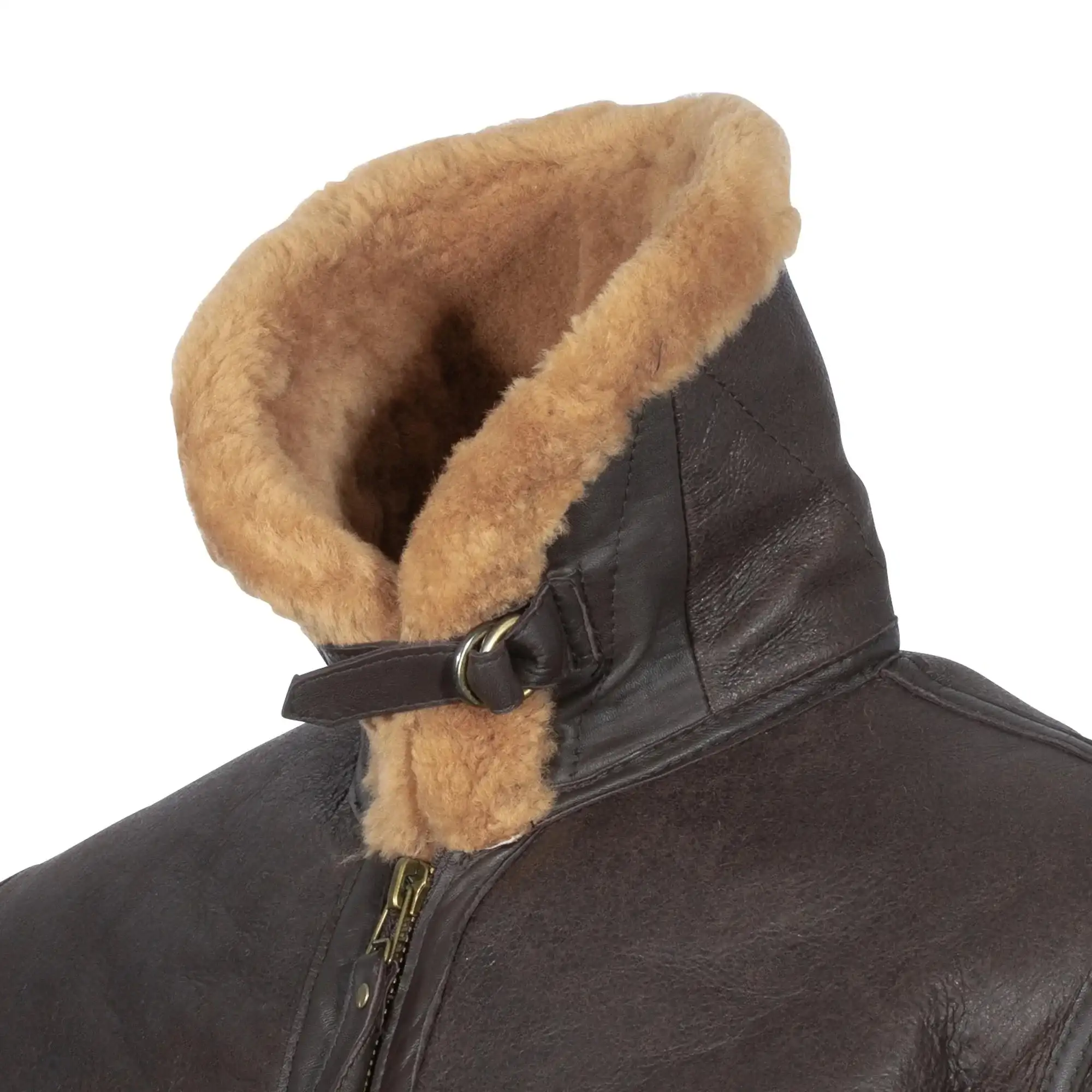 British bomber jacket RAF lambskin - Image 5