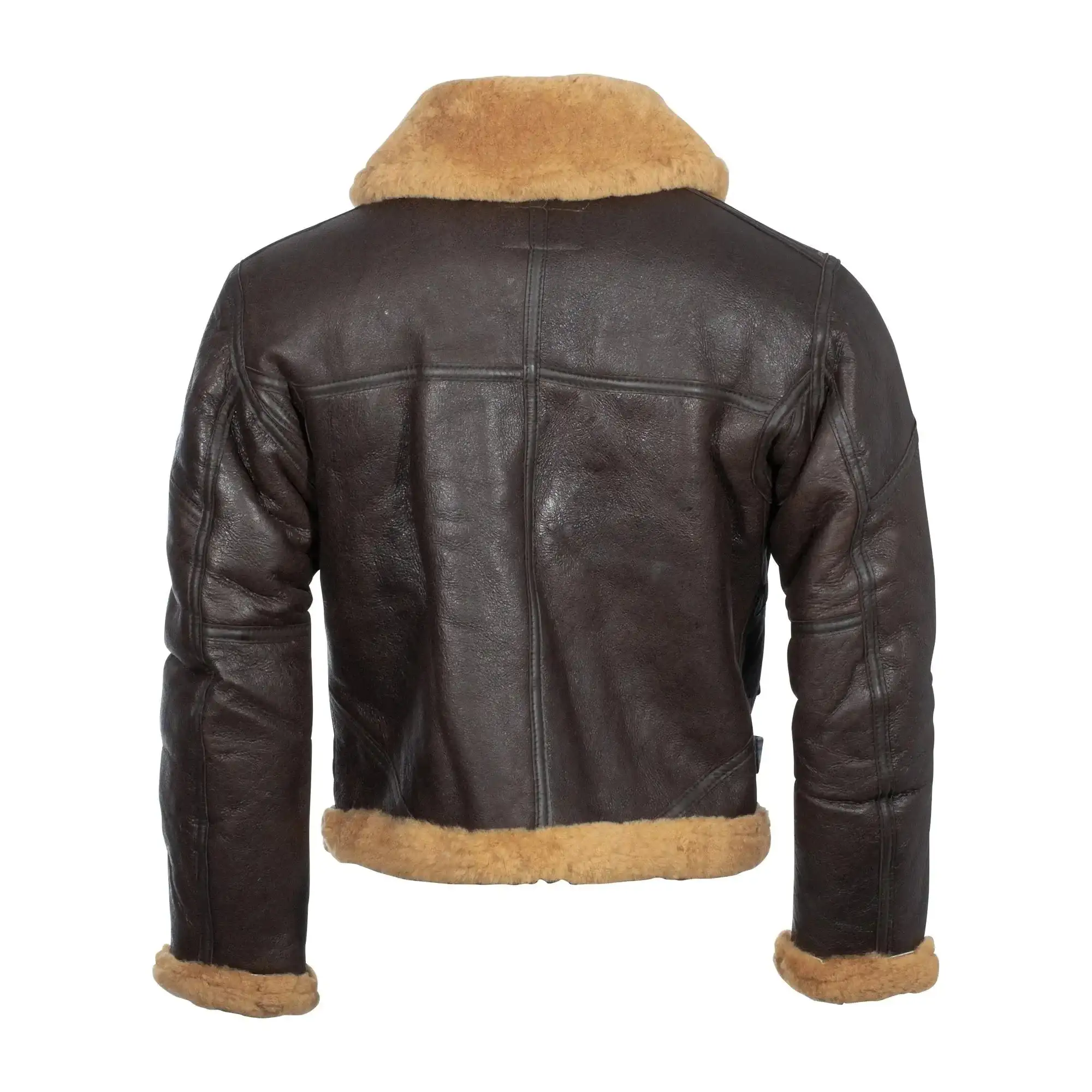 British bomber jacket RAF lambskin - Image 7