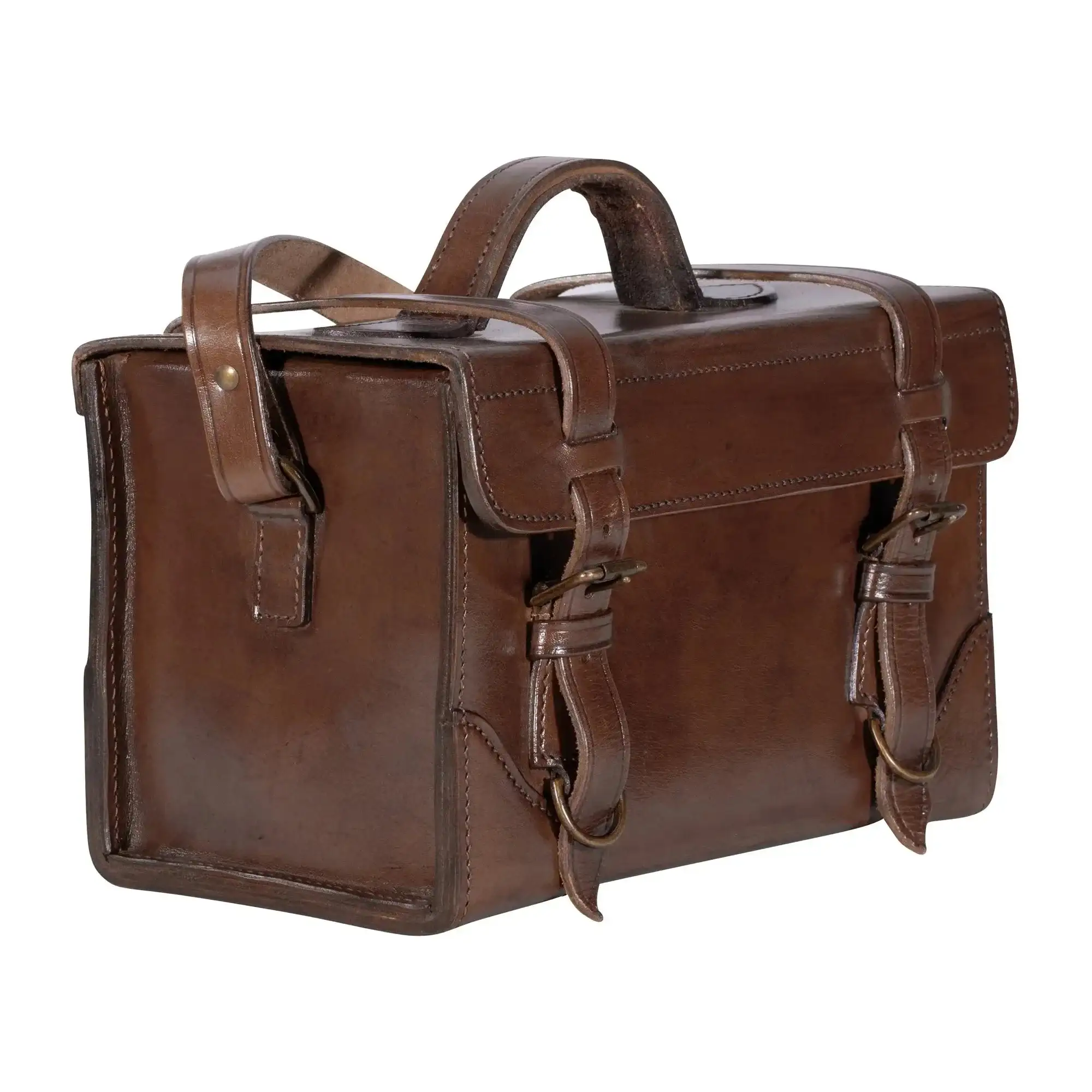 Leather pouch with shoulder strap - Image 4