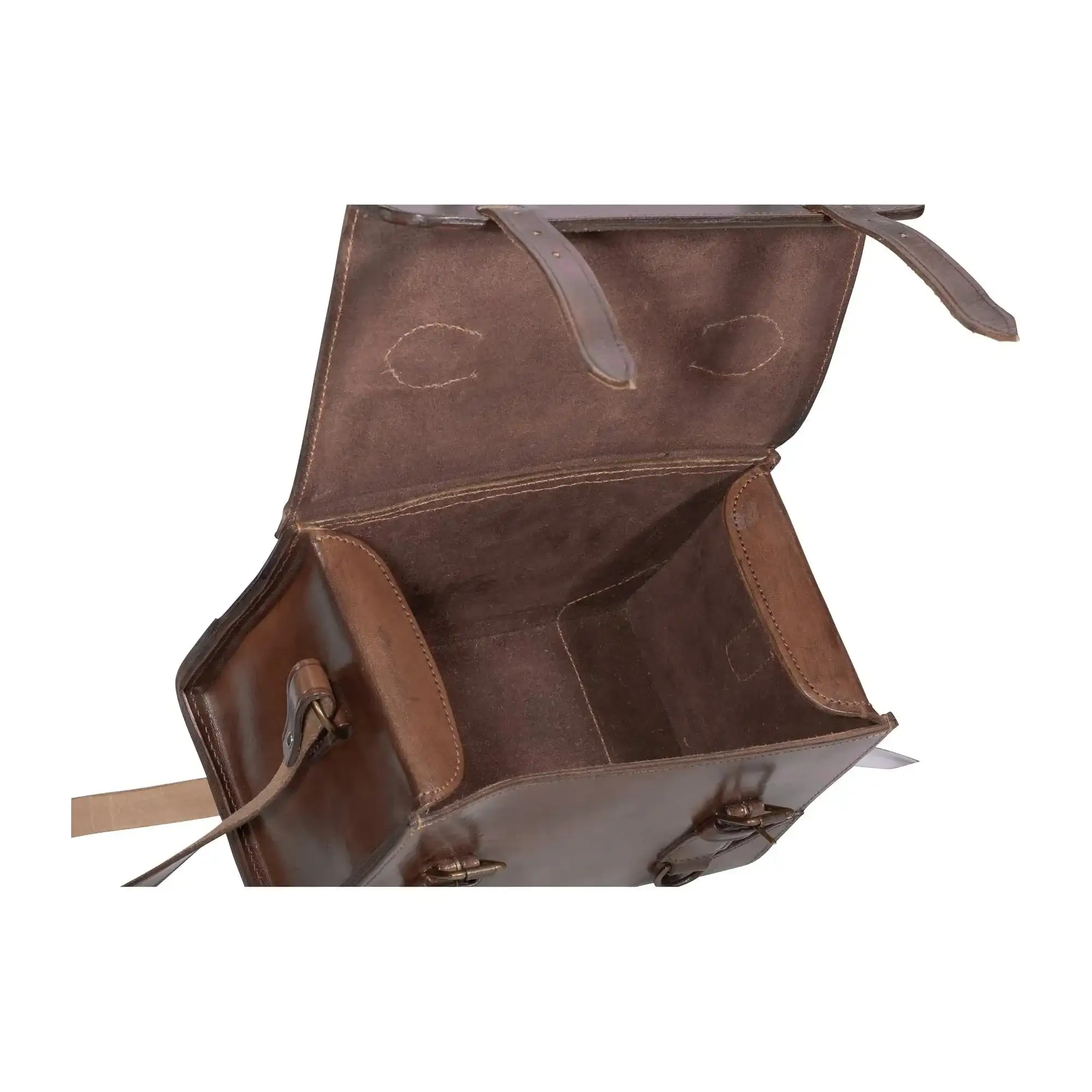 Leather pouch with shoulder strap - Image 6