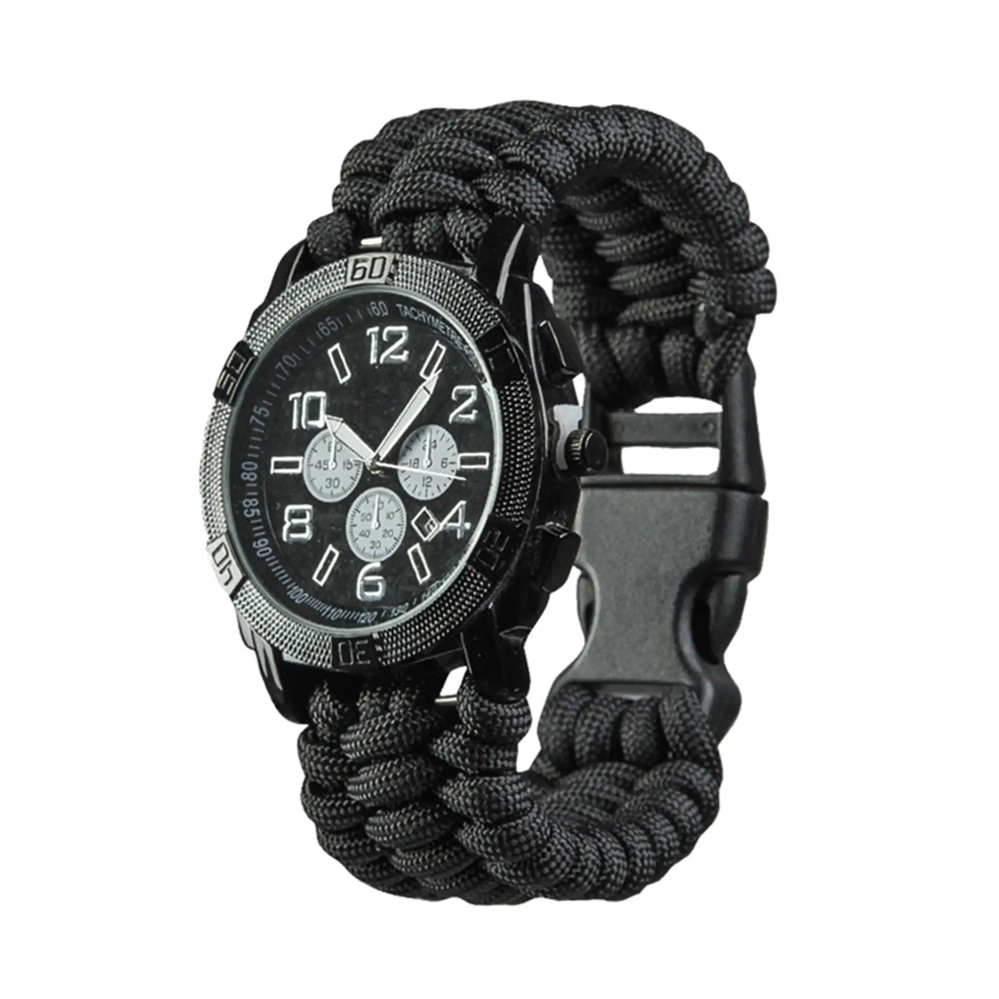 Wristwatch army watch paracord
