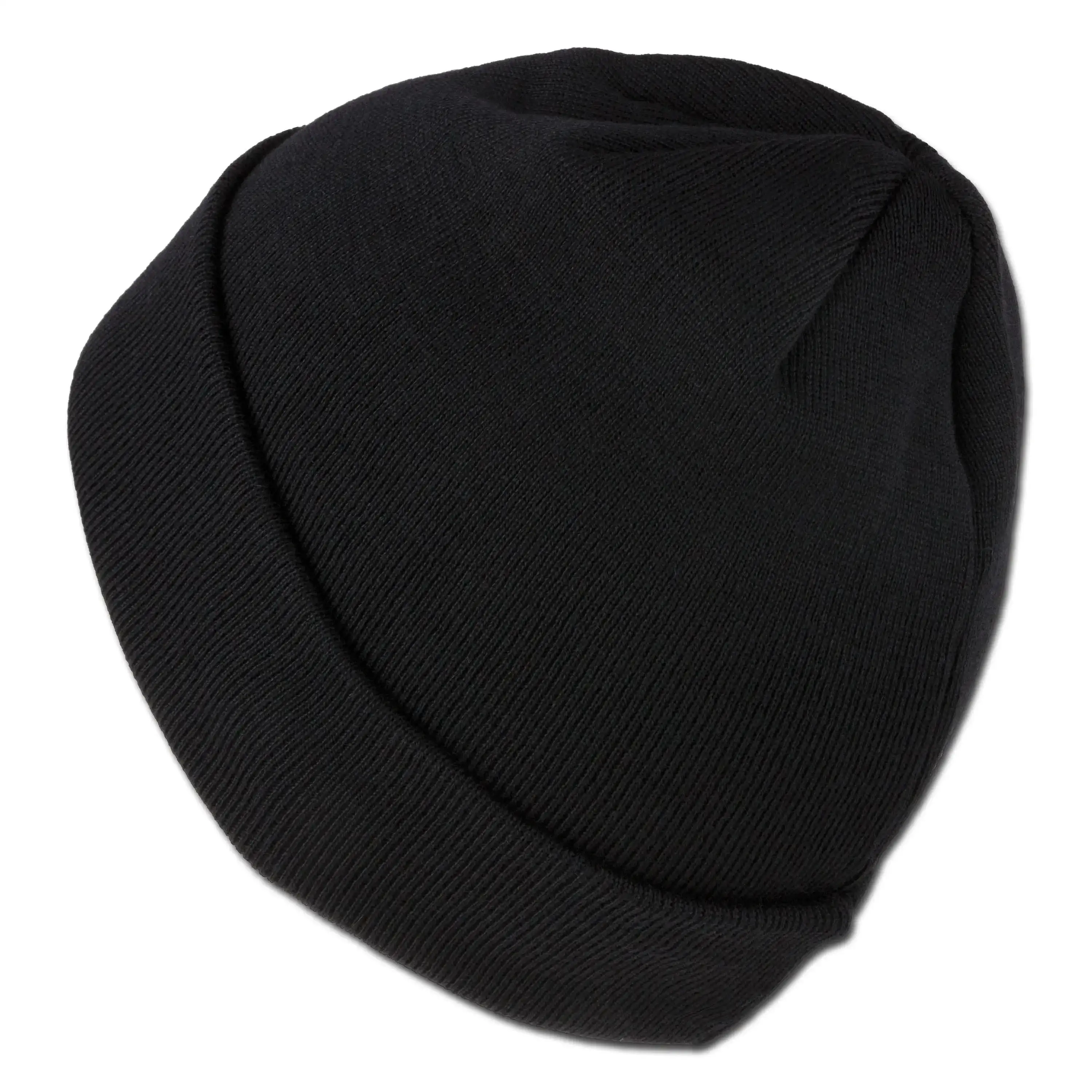 black roll-knit hat - Image 4