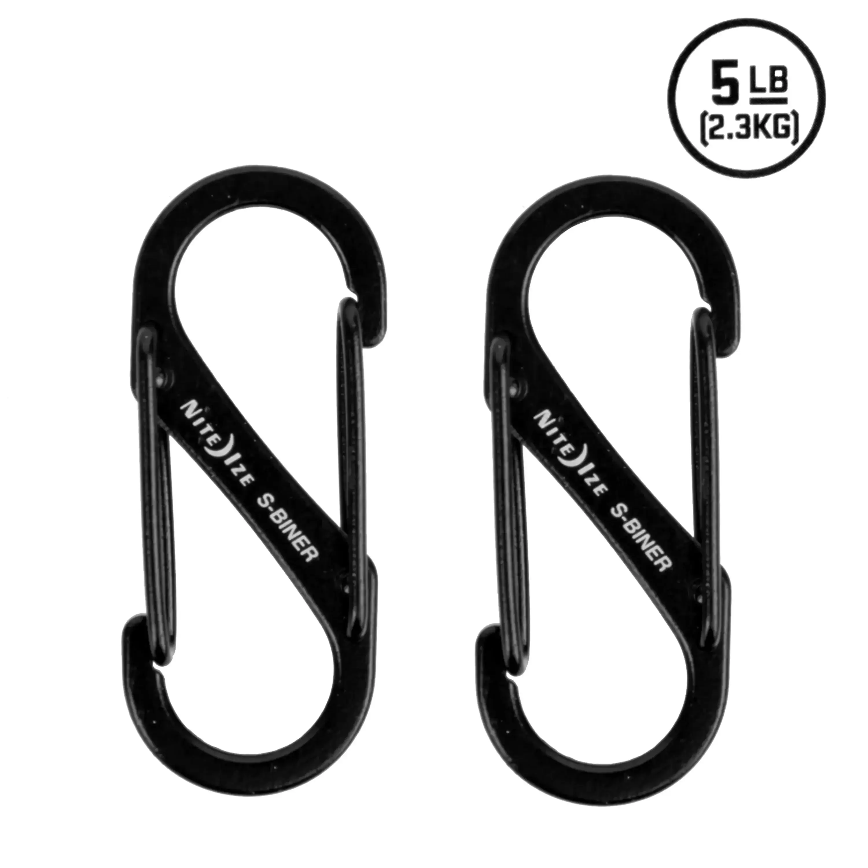 Carabiner S-Biner size 1 stainless steel 2-pack - Image 2
