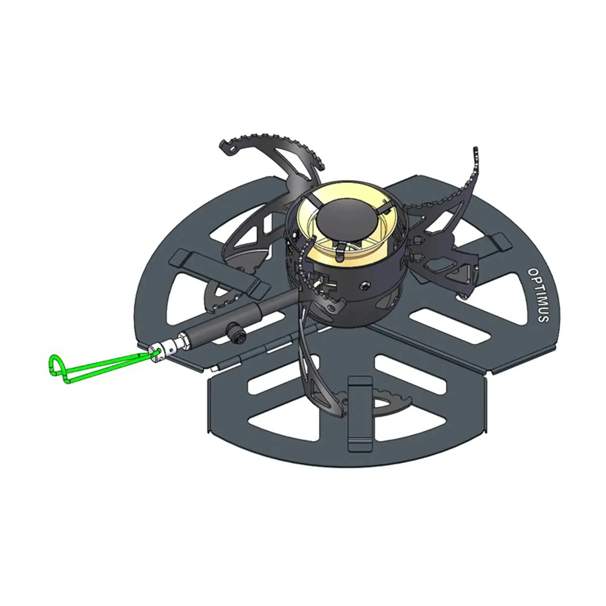 Optimus Burner Support Plate