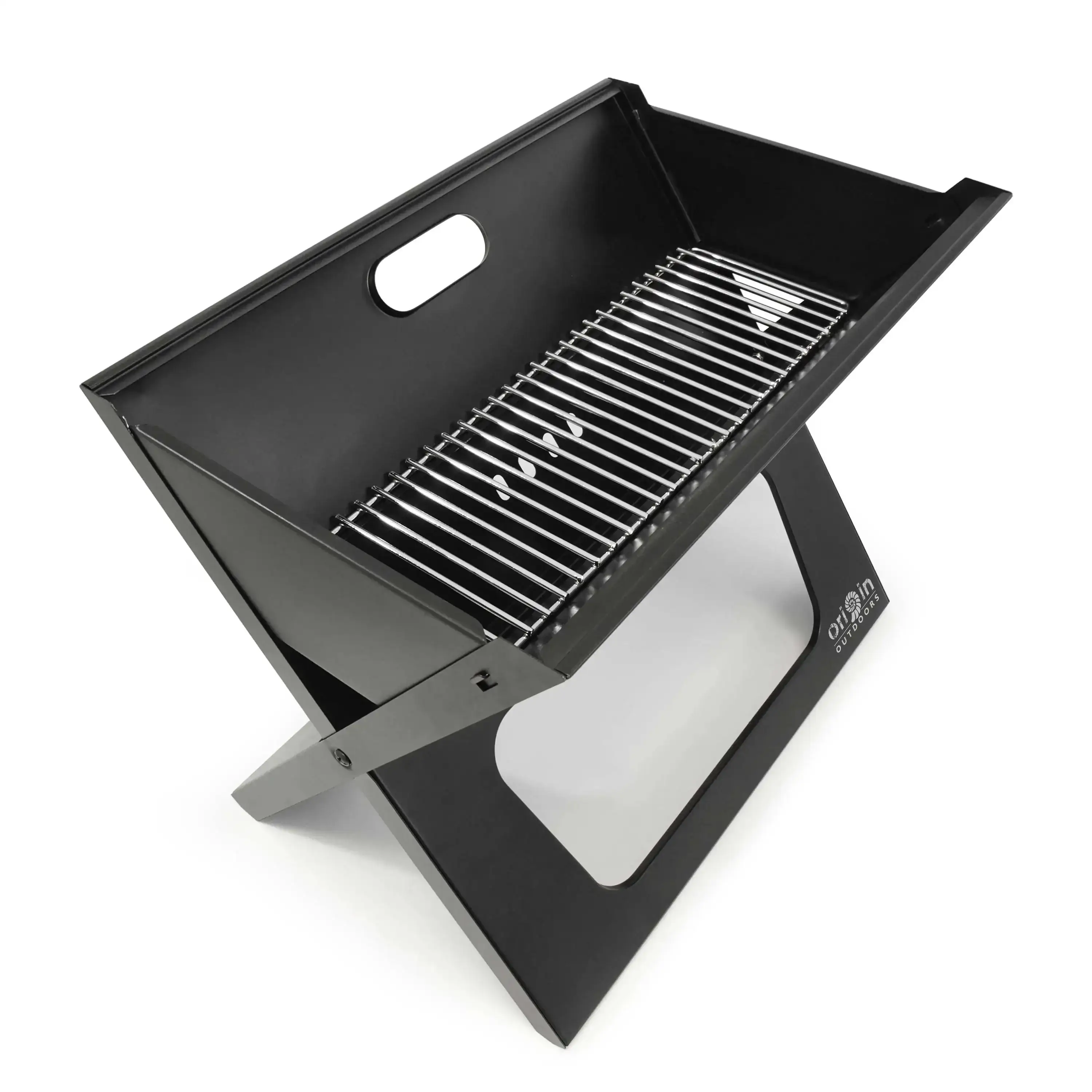 Folding grill BBQ 47 x 29 cm black - Image 2