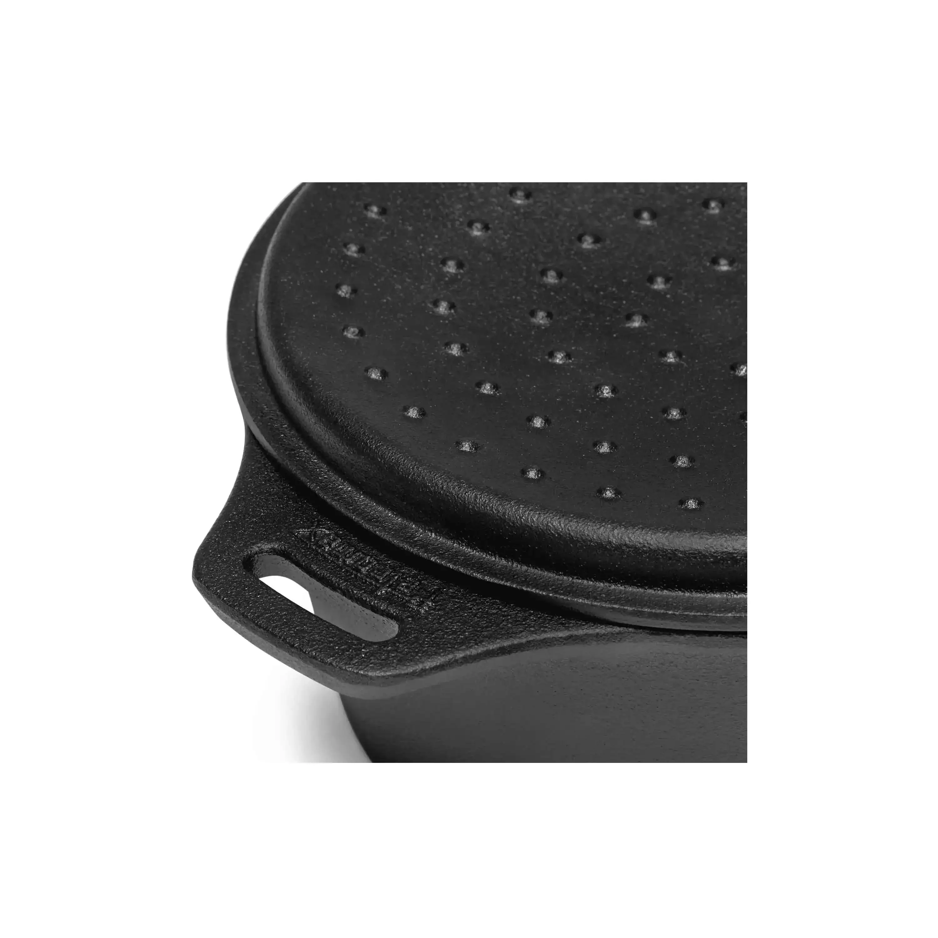 Casserole kr2 cast iron with lid black - Image 4
