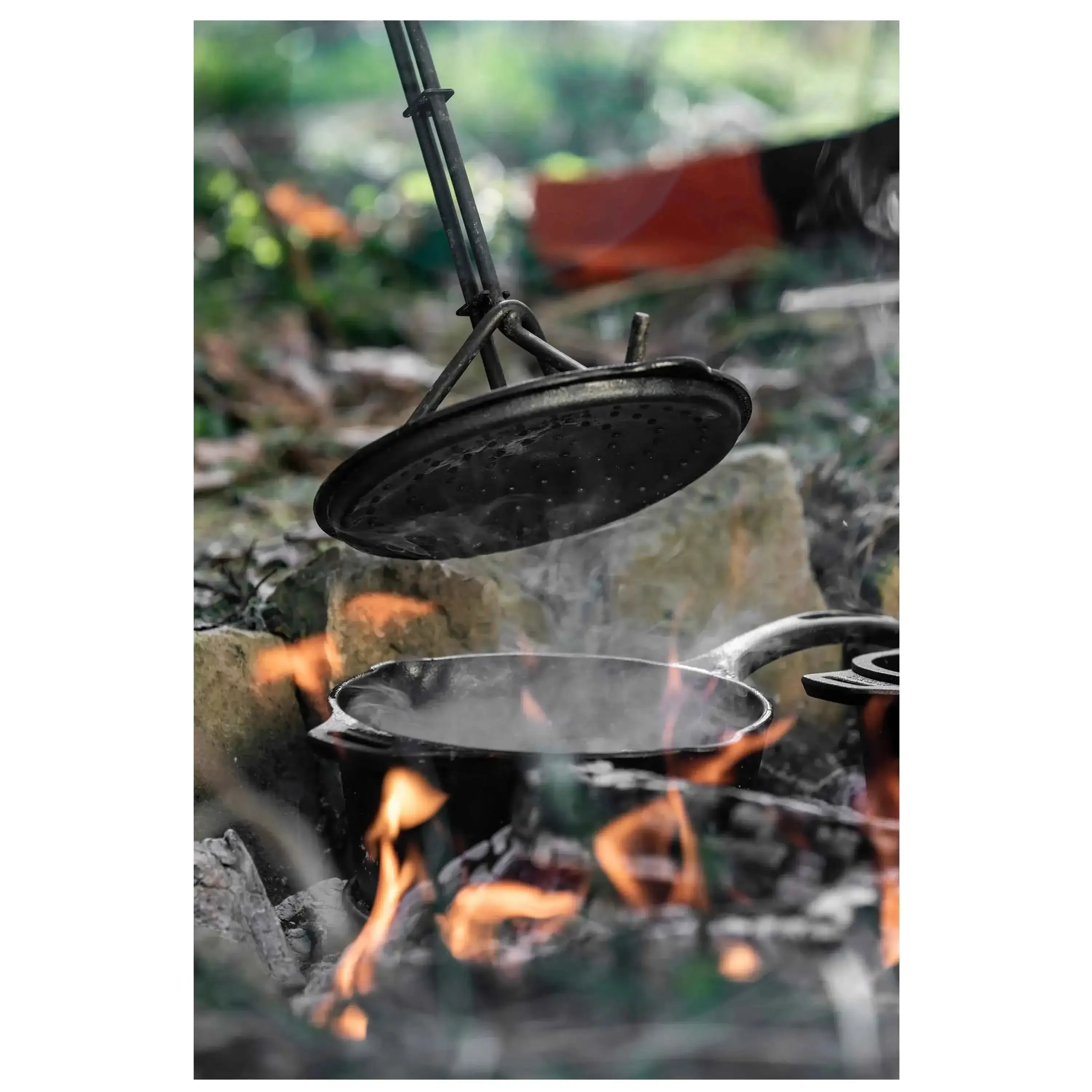 Casserole kr2 cast iron with lid black - Image 6