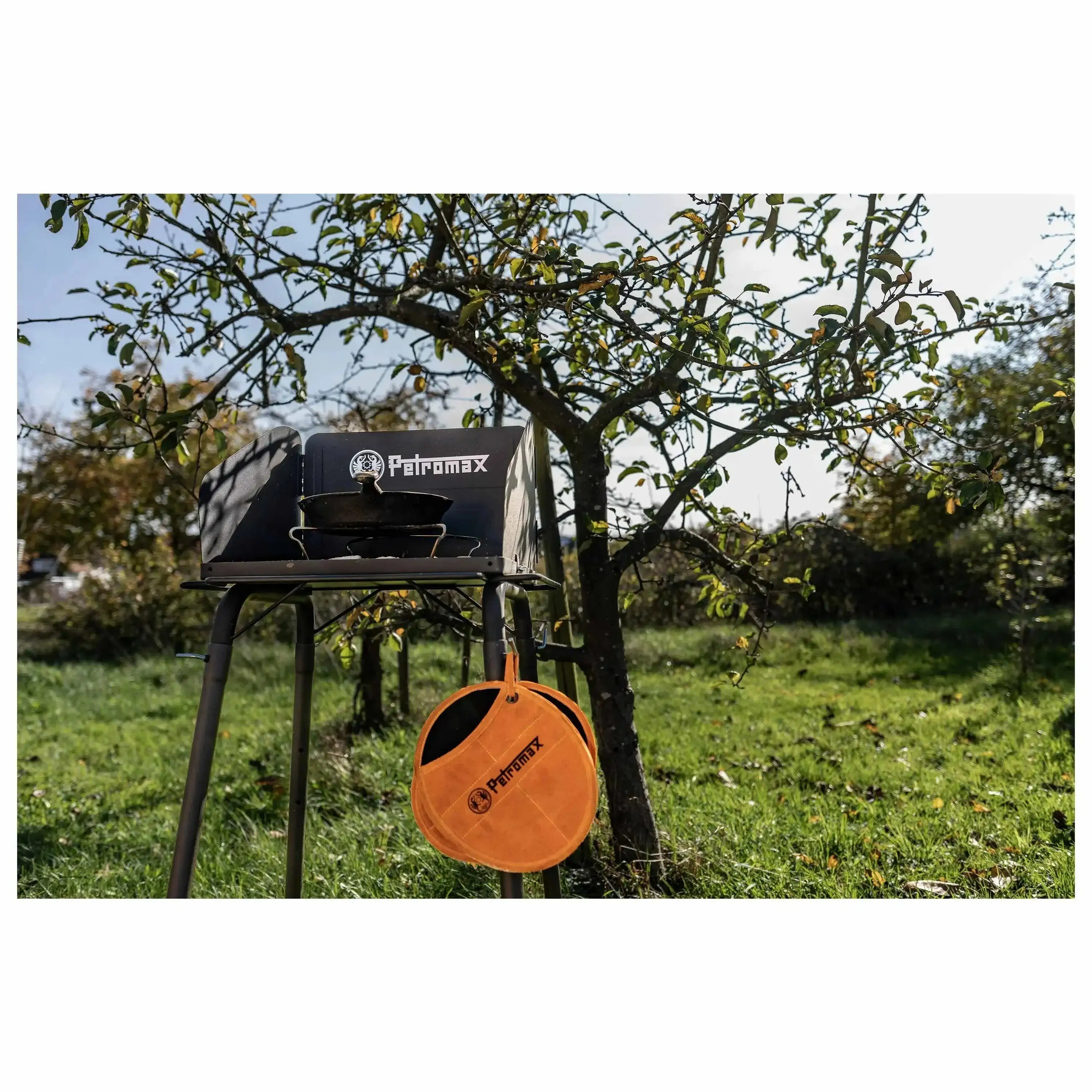 Pot Holder Aramid Pro 300 with pocket orange set of 2 - Image 3