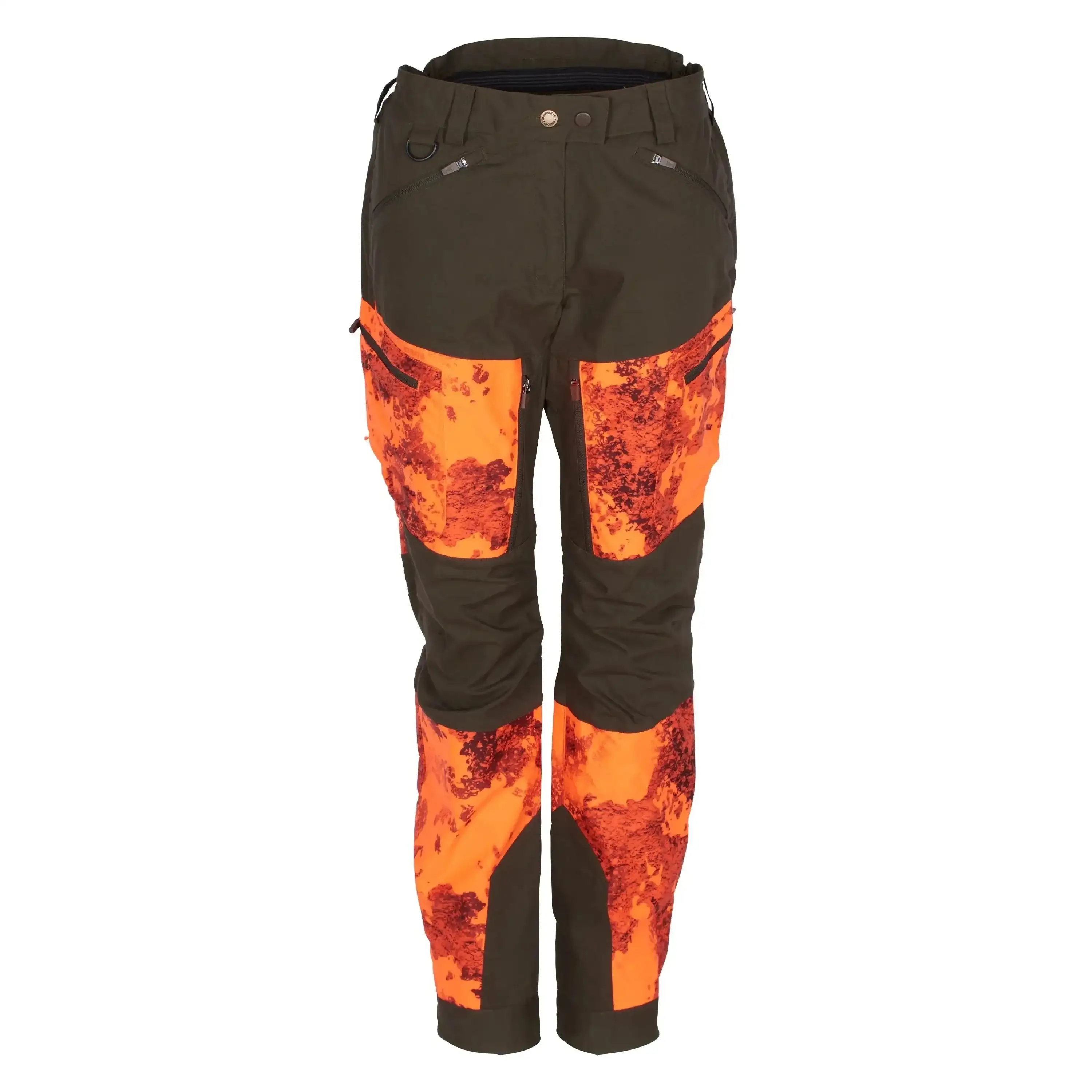Pants Furudal Tracking Camou strata blaze green women