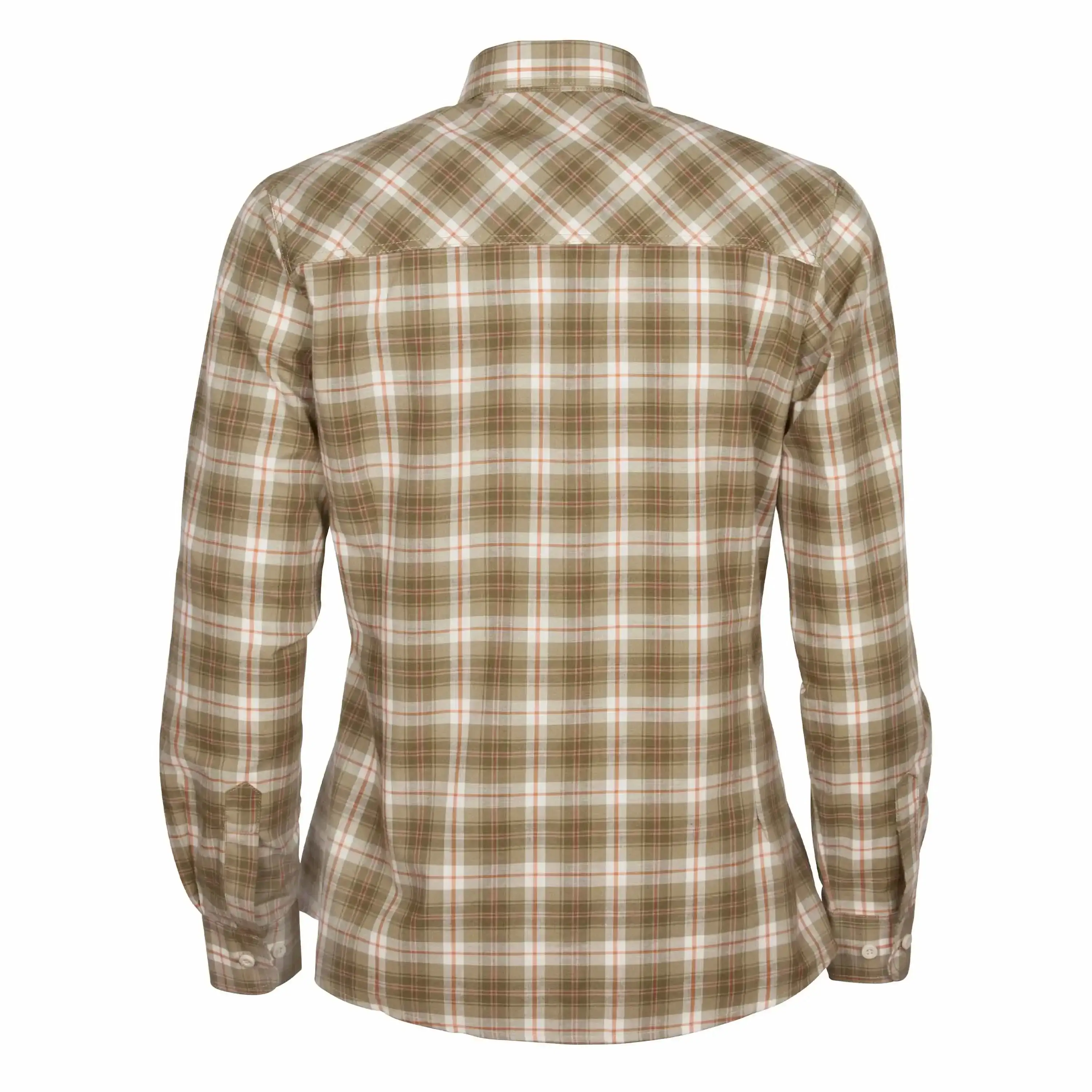 Cumbria green terracotta shirt for women