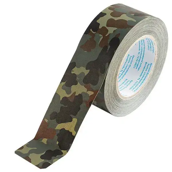 BW duct tape 50 mm x 25 m according to TL 5-color flecktarn