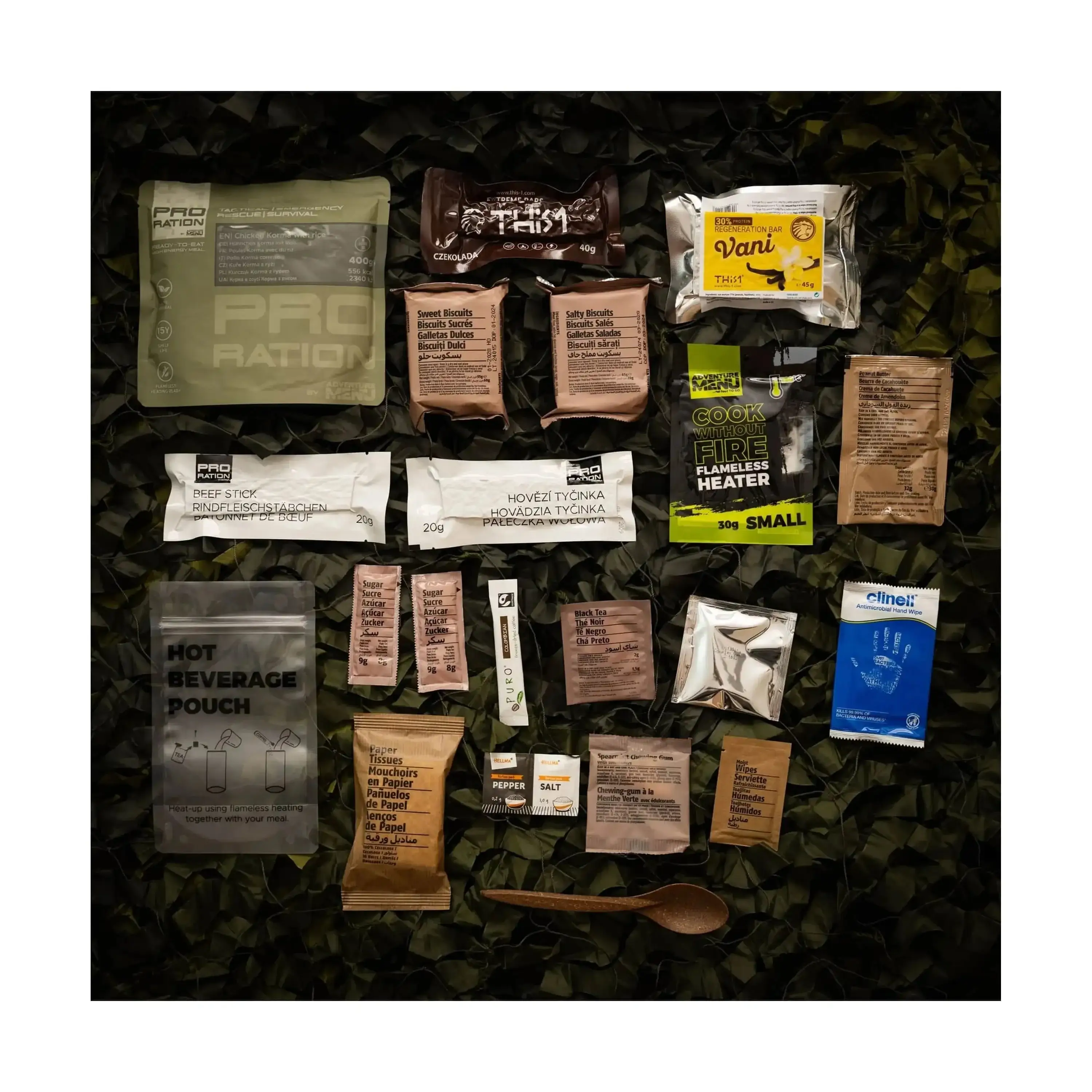 Half-Day Ration Ultimate Tactical Ration Half Day Menu 1