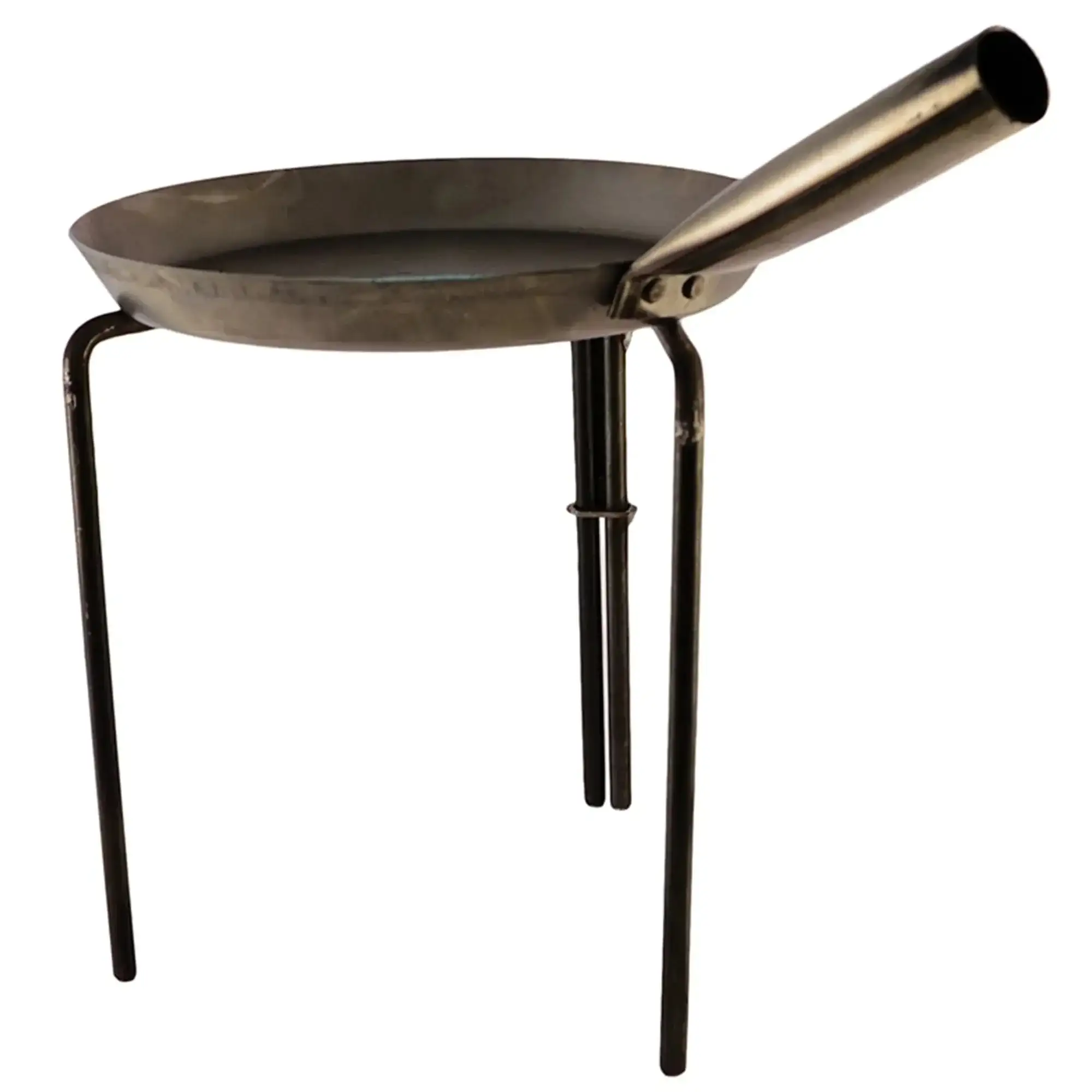 Grill stand pan support