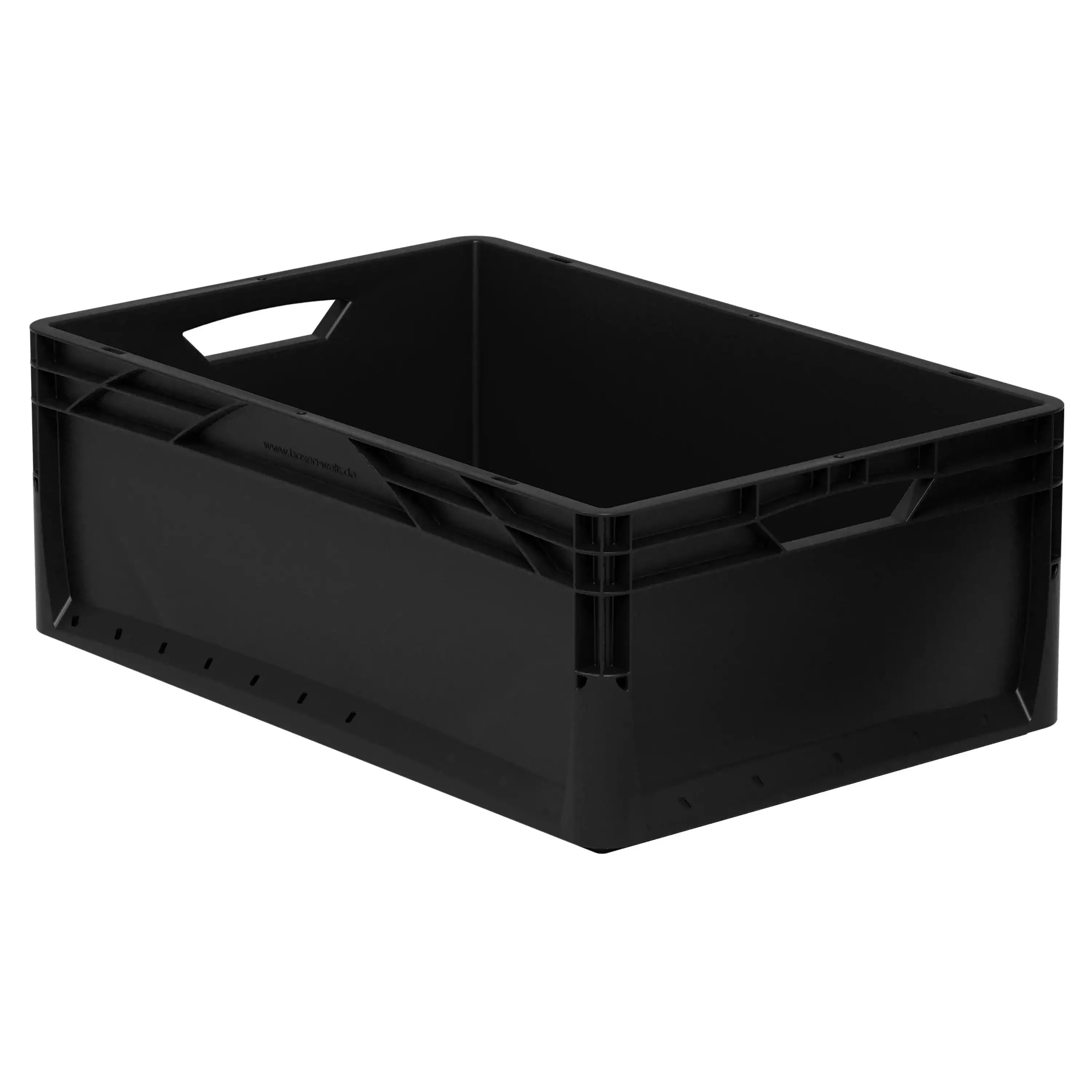 Euro standard box solid wall 60 x 40 x 22 cm black