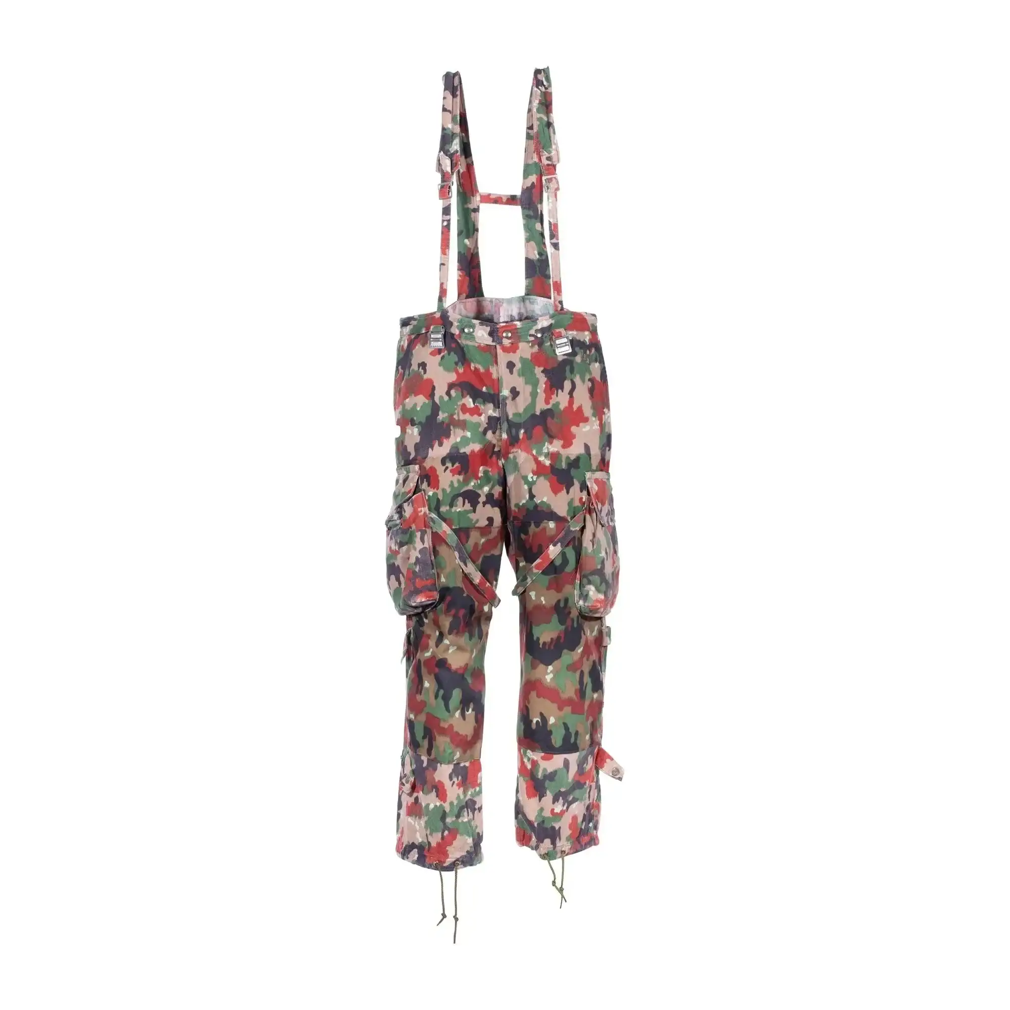Swiss field trousers M70 camouflage, used - Image 2