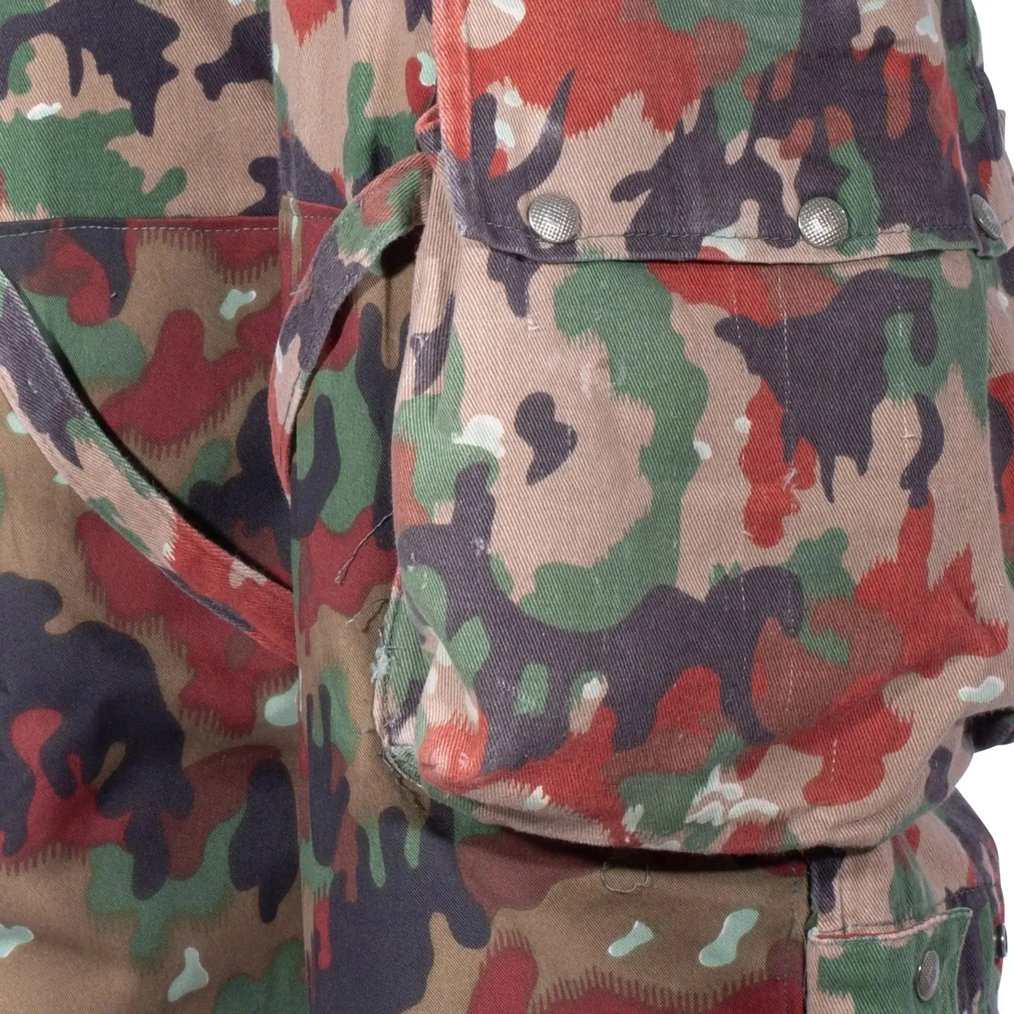 Swiss field trousers M70 camouflage, used - Image 4