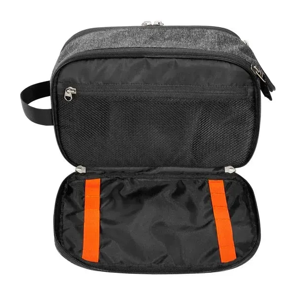 Toiletry bag Cosmetic Double Zip Pouch black - Image 6