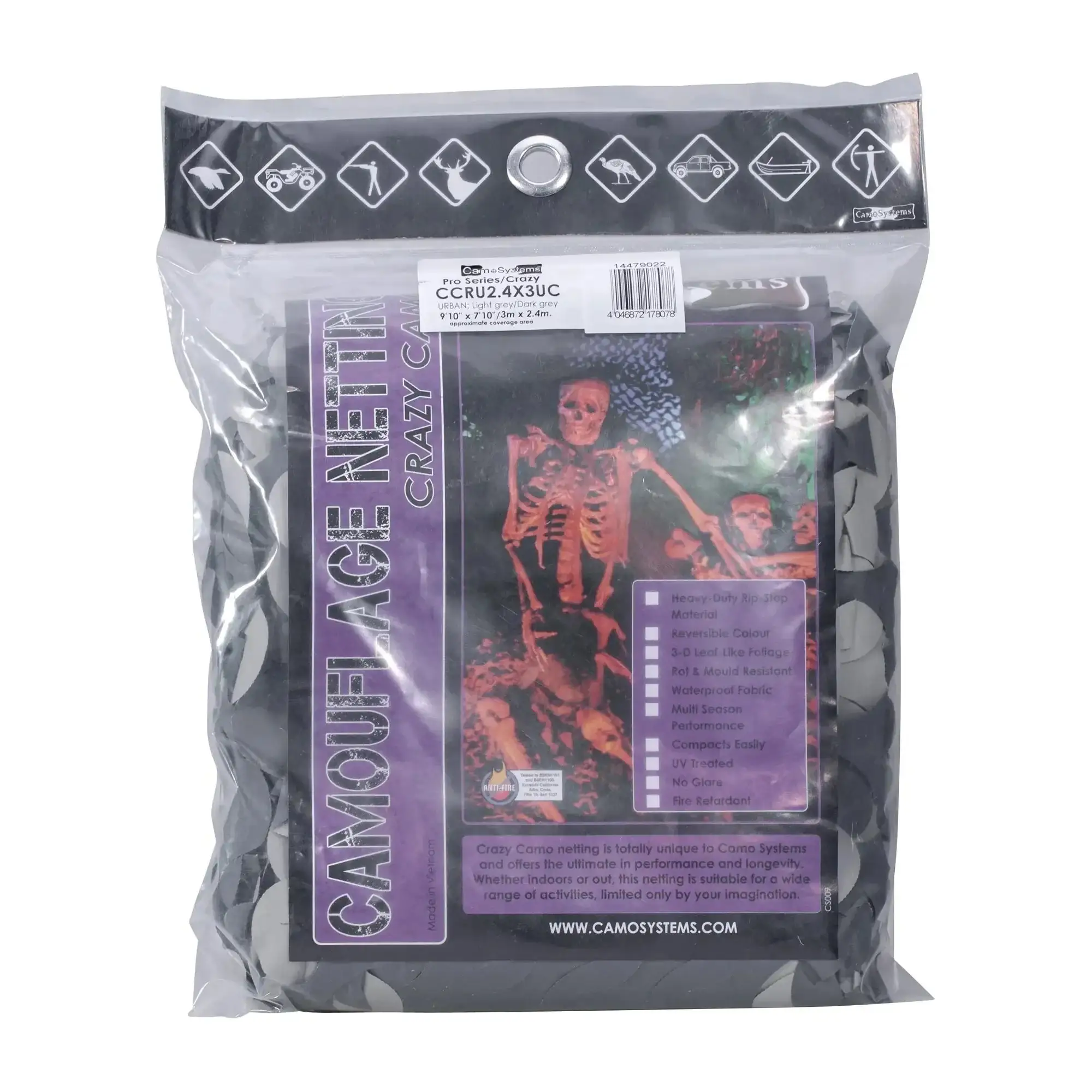 Camouflage net Pro Crazy Camo 2.4 x 3 m - Image 3