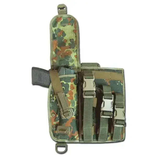 Thigh holster P-8 flecktarn