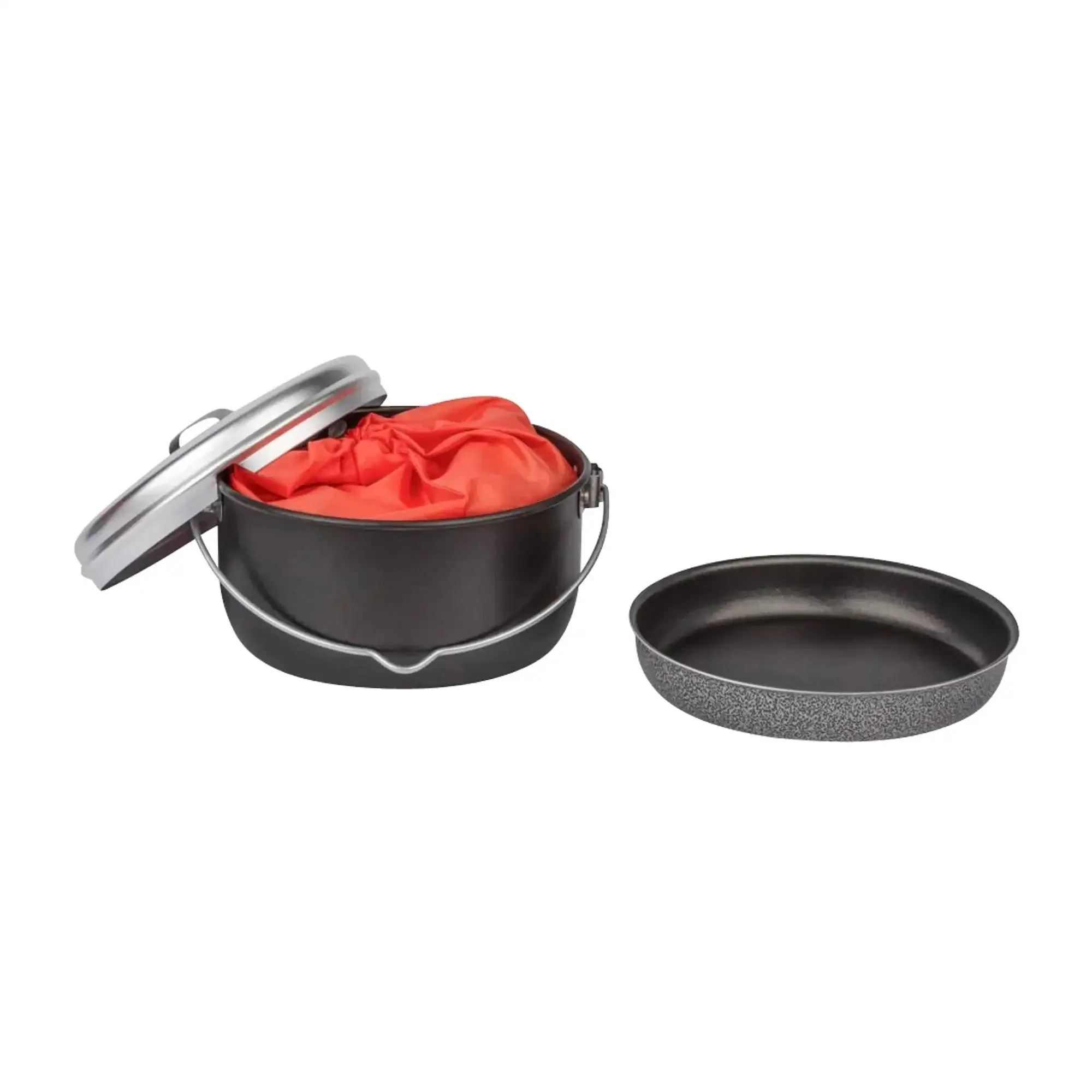 Camping set 24-piece silver-colored - Image 2
