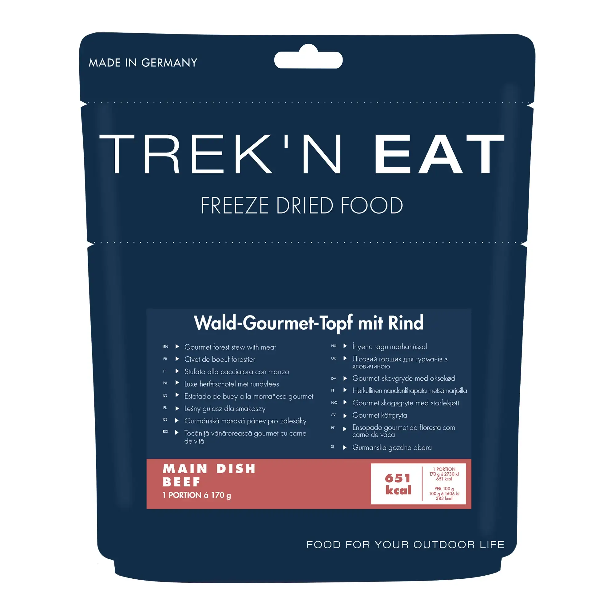 Forest gourmet pot with beef