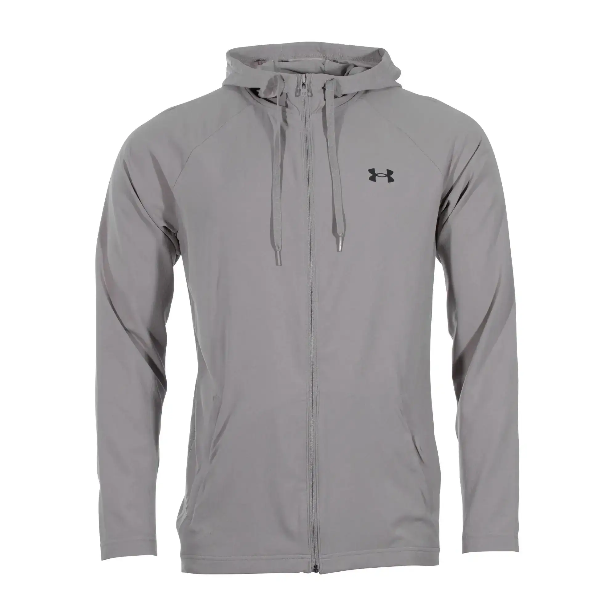Woven Perforated Windbreaker Jacket