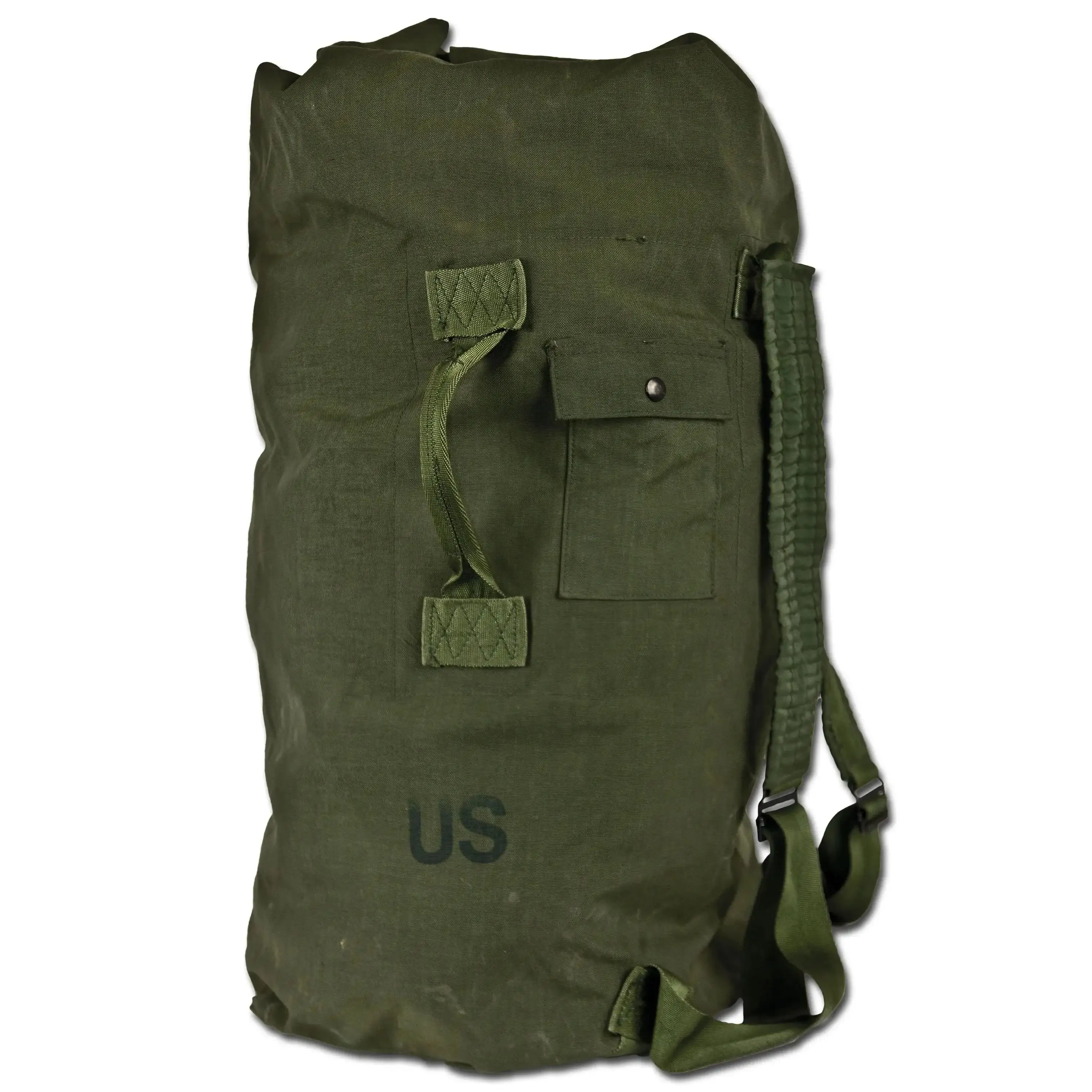 US duffel bag used olive used - Image 2