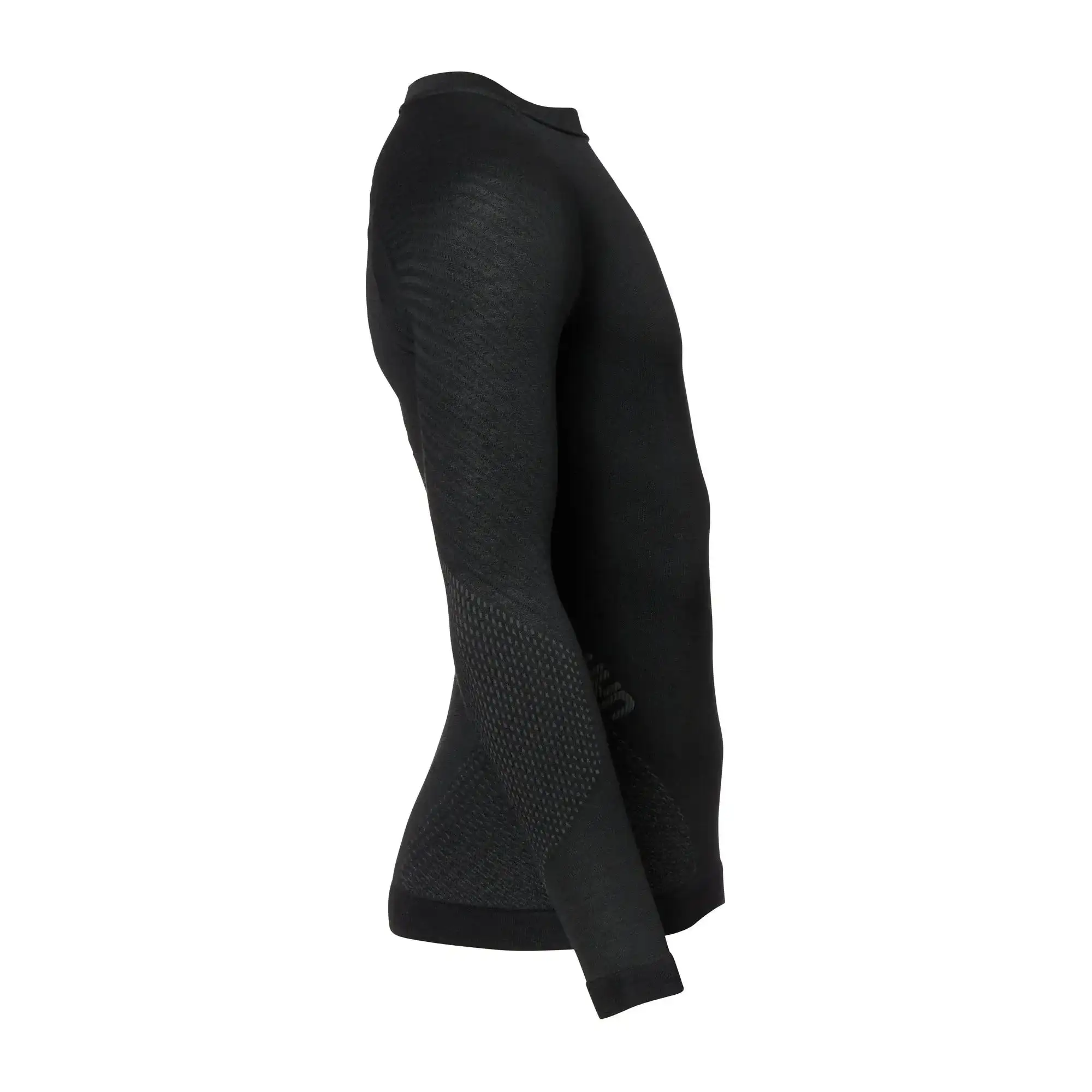 Longsleeve Fusyon Merino men black anthracite - Image 3